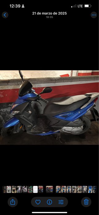 Kymco City 125 azul 2019 - 30.000 km