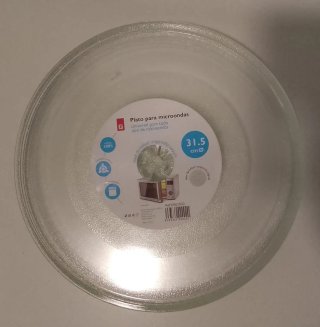 Plato giratorio microondas 31.5 cm