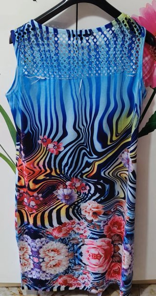Abito Tattopani fantasia zebra XL