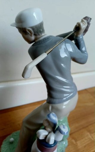 Lladró Gran figura golfista