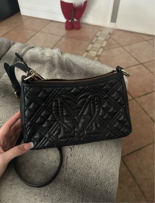 Borsa Love Moschino trapuntata nera