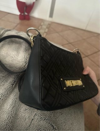 Borsa Love Moschino trapuntata nera