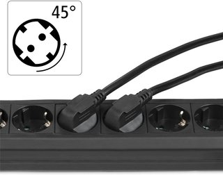 Hama regleta 5 enchufes protección interruptor