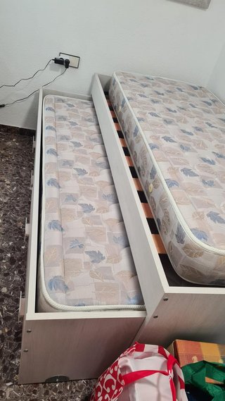 Cama nido IKEA SLÄKT + 2 colchones