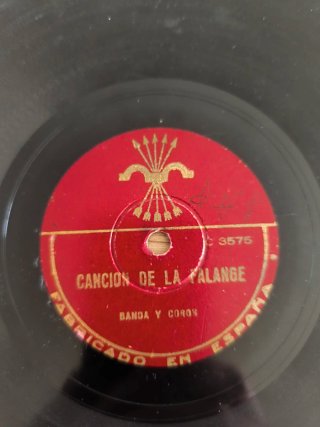 Disco Vinilo Canción de la Falange
