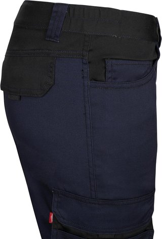 Pantaloncini stretch bicolori da lavoro VELILLA