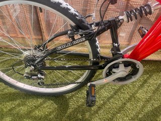 Bicicleta de Montaña Roja MTB