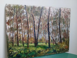 Óleo Pintor Gallego Juan Pérez Casal.Ferrol