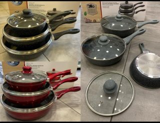 Set 3 Padelle Nuove amc