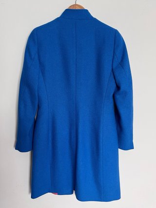 Cappotto 100% lana, Sagrario Moreno blu