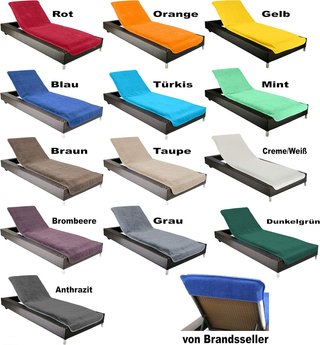 Brandsseller funda tumbona algodón suave