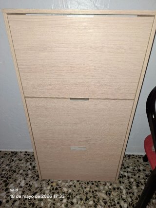 Zapatero de madera 3 puertas