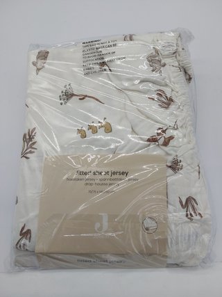 Jollein Sábana Bajera Ajustable de Jersey Riverside de 70/75 x 140/150 cm, 100% algodón, Certificado Öko-Tex