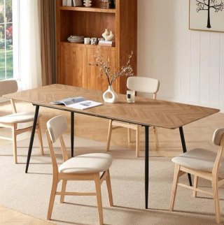 MESA COMEDOR EXTENSIBLE DISEÑO MODERNO ECONOMICA