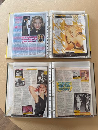 Lote 200 reportajes Madonna Años 80/90