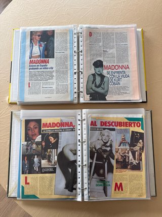 Lote 200 reportajes Madonna Años 80/90