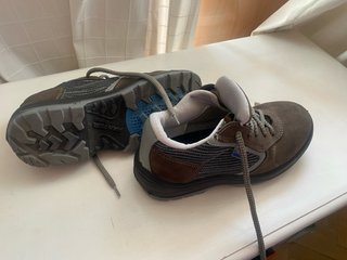 Zapatos de seguridad PANTER marrones y grises