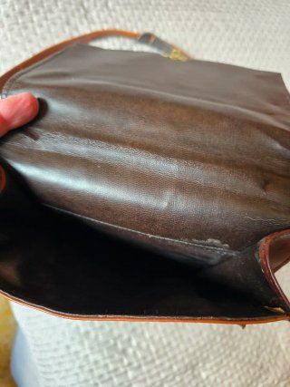 Borsello uomo pelle vintage marrone