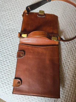 Borsello uomo pelle vintage marrone