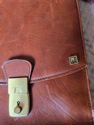 Borsello uomo pelle vintage marrone