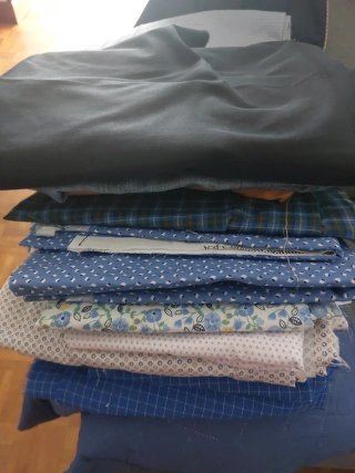 traje casera adulto/niña escoje tu tela
