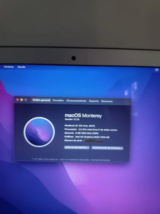 MacBook Air Plata 13" 2017