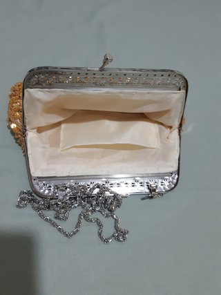 Bolso de fiesta lentejuelas doradas