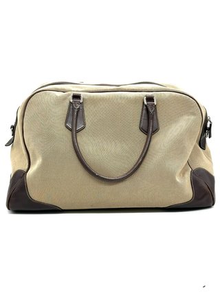 Bolso de viaje Prada Beige/Marrón