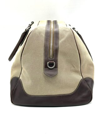 Bolso de viaje Prada Beige/Marrón