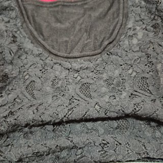 Conjunto Stradivarius Top Encaje y Pantalón