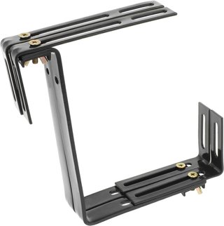 com-four® 2x Supporto per Vasi da Balconi e Ringhiere - Supporto Universale Regolabile