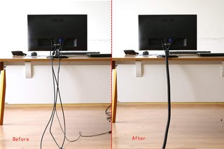 Alex Tech manguito cable auto-cierre negro