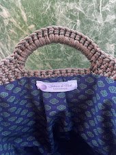 Borsa Coffa Tortora con Cactus Rosa