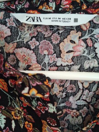 Vestido Zara estampado floral