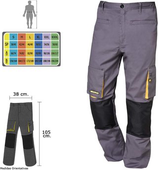 Pantaloncini da lavoro resistenti con molte tasche