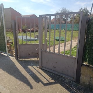 Puertas metálicas de valla