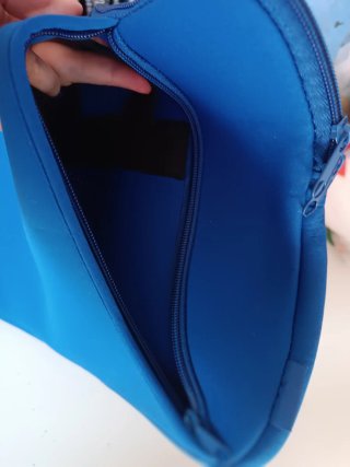 Funda portátil neopreno azul