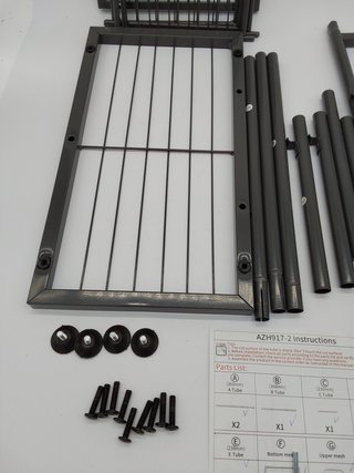 Supporto per piante LINZINAR a 6 livelli e 7 vasi in metallo per interni ed esterni, grigio scuro