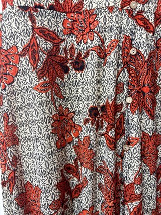Vestido largo Springfield estampado floral
