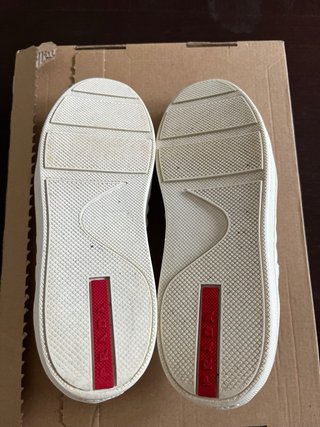 Zapatillas Prada Blancas Piel