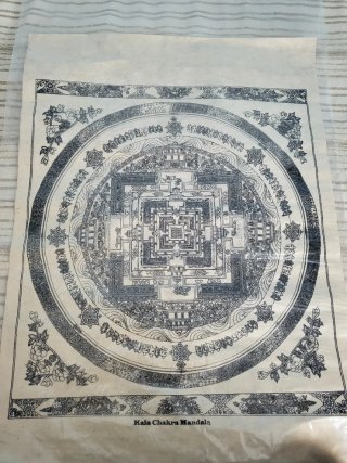 Pergamino Mandala Tibetano Kala Chakra