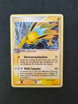 Carta Pokémon Jolteon 8 Ex Forze Segrete Ita Nm