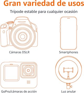 Amazon Basics trípode y palo selfie extensible