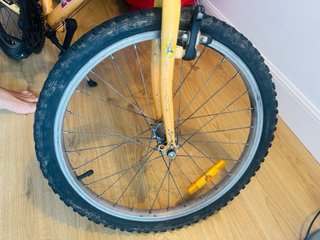 Bicicleta Montaña Amarilla