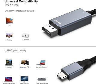 Cable USB C a DisplayPort 8K BENFEI