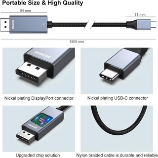 Cable USB C a DisplayPort 8K BENFEI