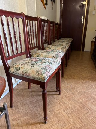 Mesa comedor extensible + 6 sillas