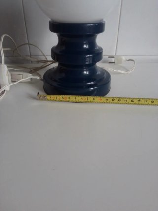 Lámparas de mesa vintage (rojo y azul)