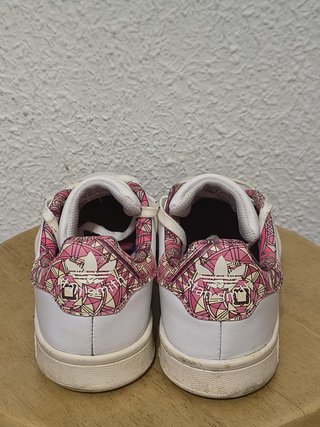 Tenis Adidas Stan Smith Blanco/Rosa