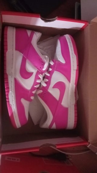 Nike SB Dunk White Laser Fucsia Talla 38
